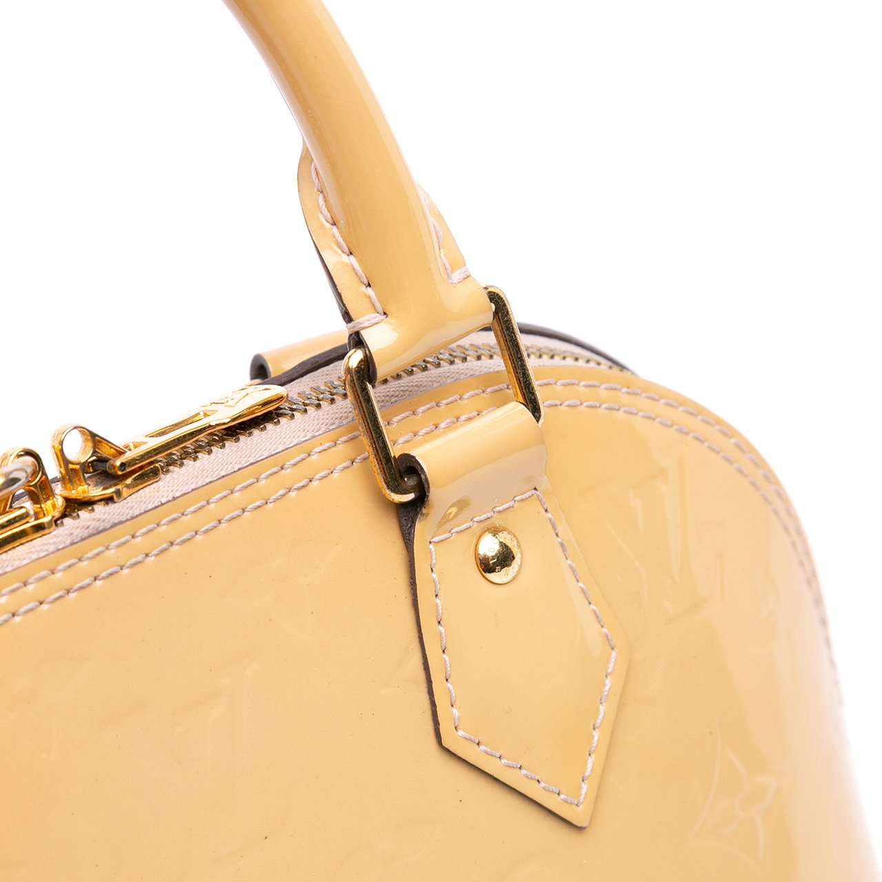Louis Vuitton Monogram Vernis Alma BB Bruin