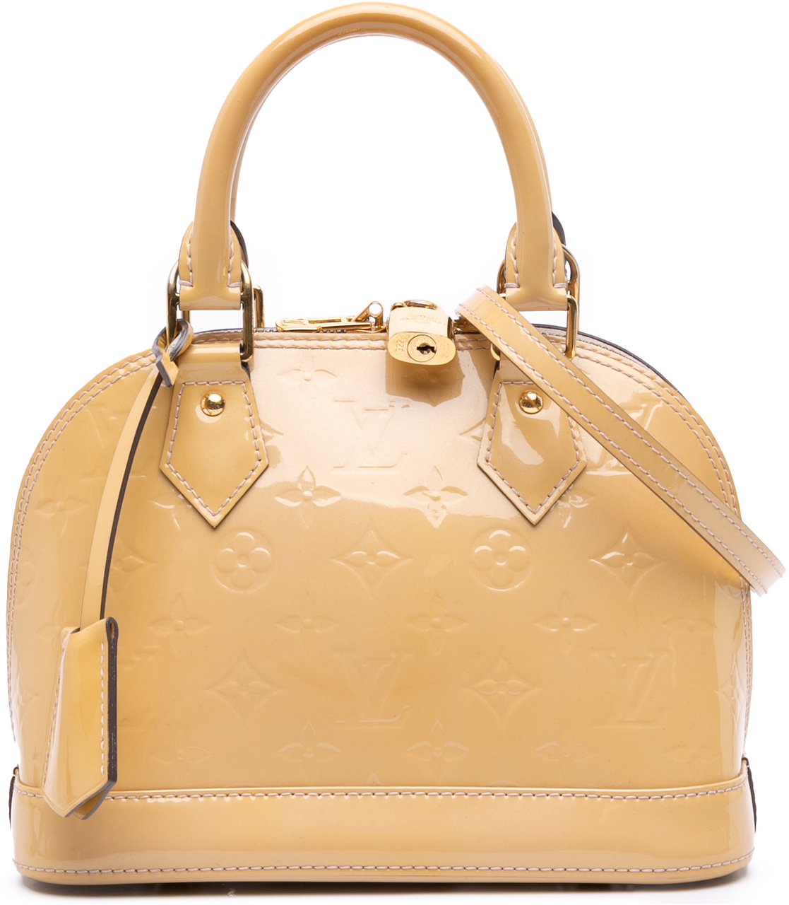 Louis Vuitton Monogram Vernis Alma BB Bruin