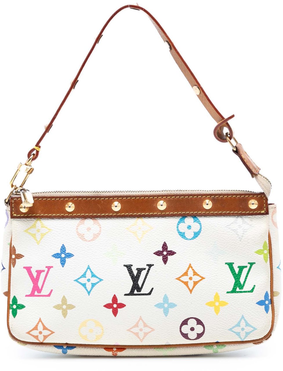 Louis Vuitton Monogram Multicolore Pochette Accessoires Wit