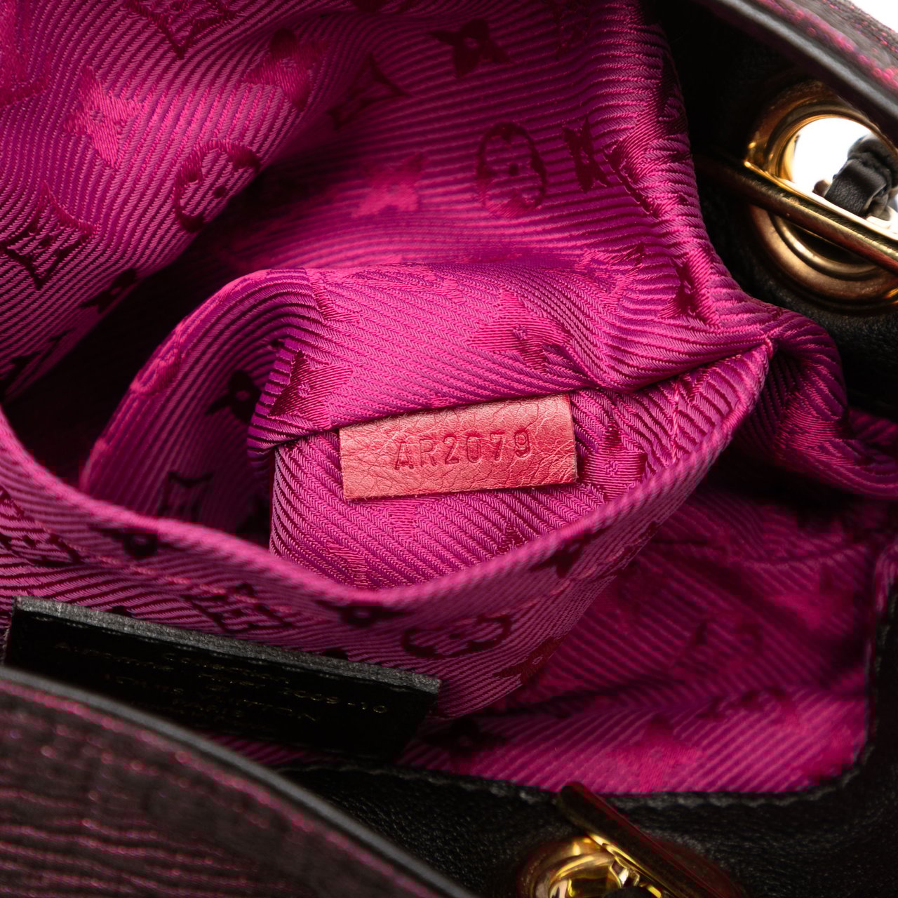 Louis Vuitton Limited Edition Metallic Jacquard Double Jeu Neo Alma Tote Paars