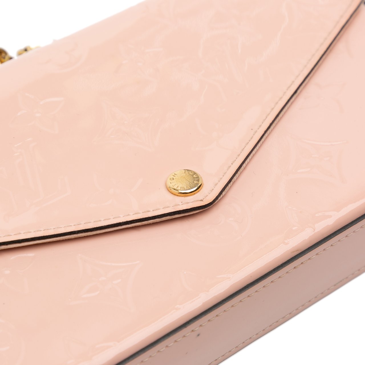 Louis Vuitton Monogram Vernis Pochette Felicie Roze