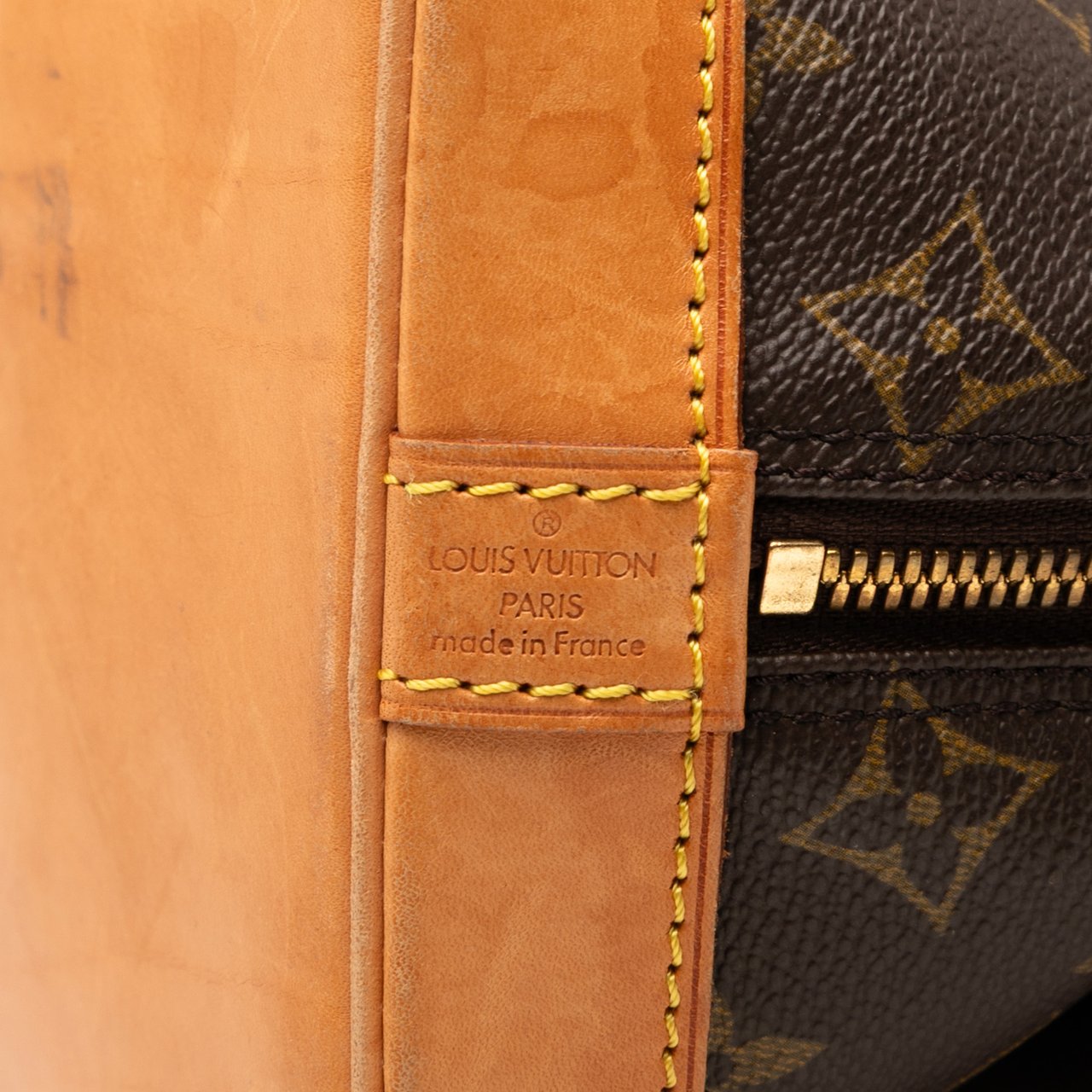 Louis Vuitton Monogram Alma PM Bruin