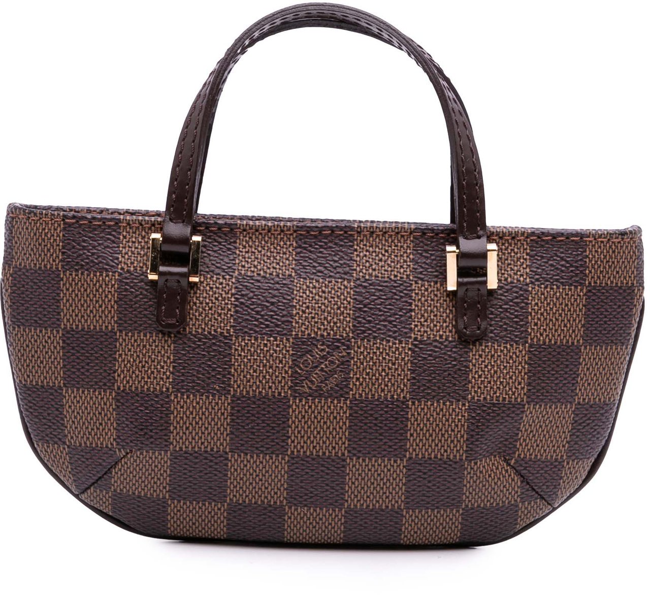 Louis Vuitton Damier Ebene Manosque Pochette Bruin