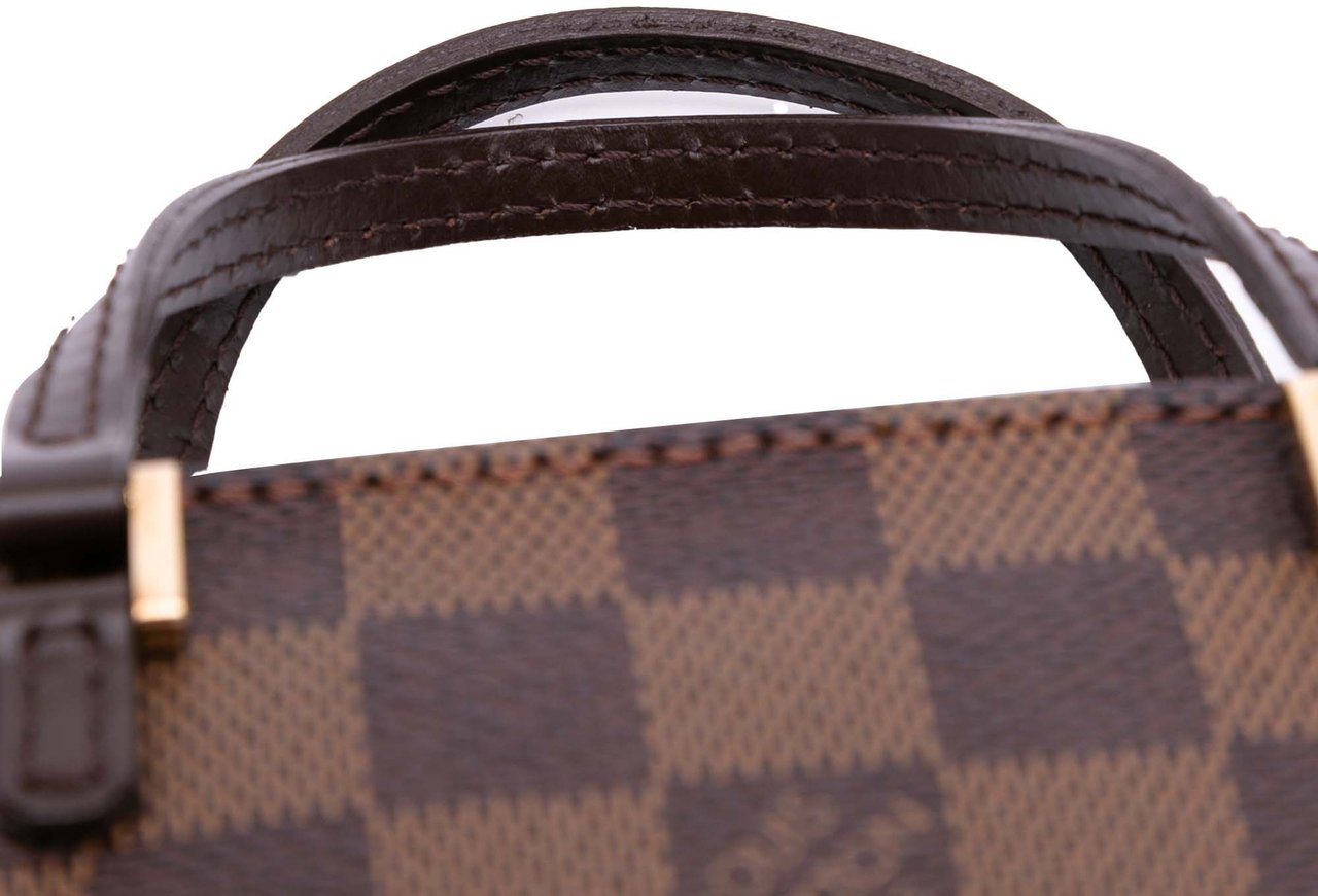 Louis Vuitton Damier Ebene Manosque Pochette Bruin