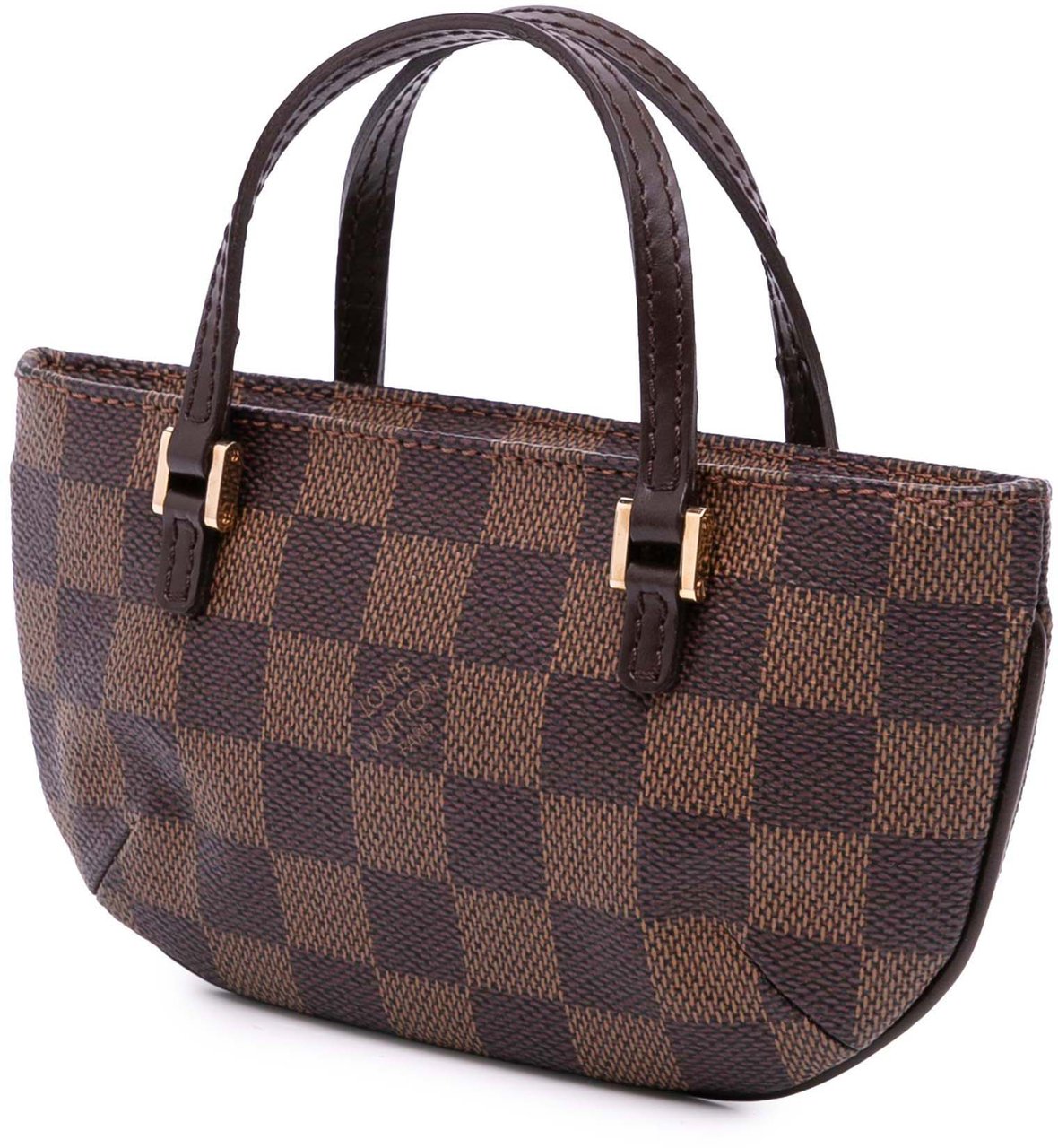 Louis Vuitton Damier Ebene Manosque Pochette Bruin