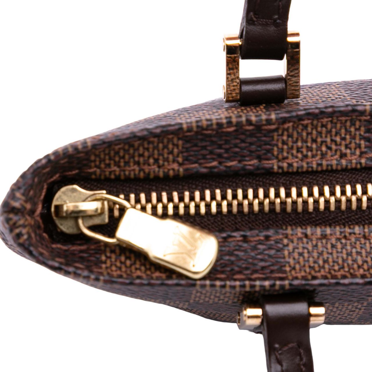 Louis Vuitton Damier Ebene Manosque Pochette Bruin