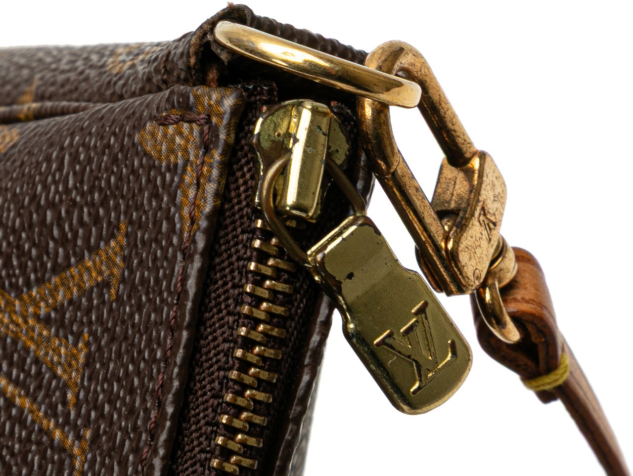 Louis Vuitton Monogram Pochette Accessoires Bruin