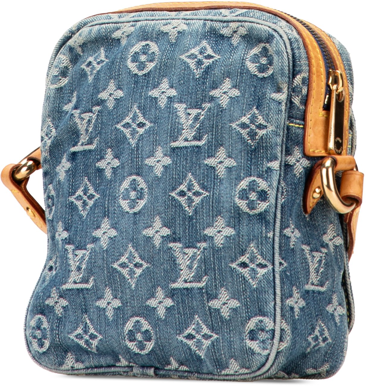 Louis Vuitton Monogram Denim Camera Bag Blauw