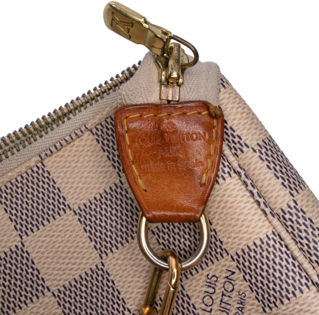 Louis Vuitton Damier Azur Pochette Accessoires Wit