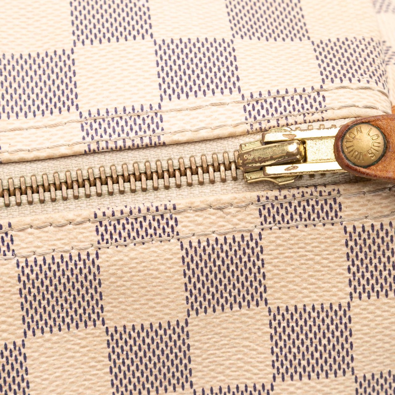 Louis Vuitton Damier Azur Speedy 35 Wit