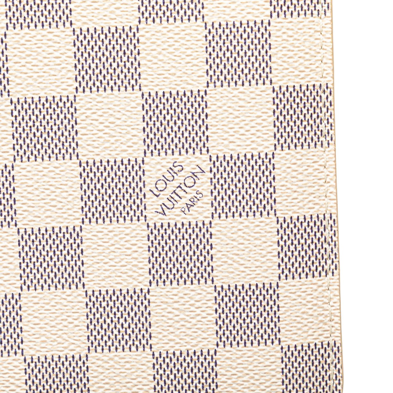 Louis Vuitton Damier Azur Neverfull Pouch MM Wit