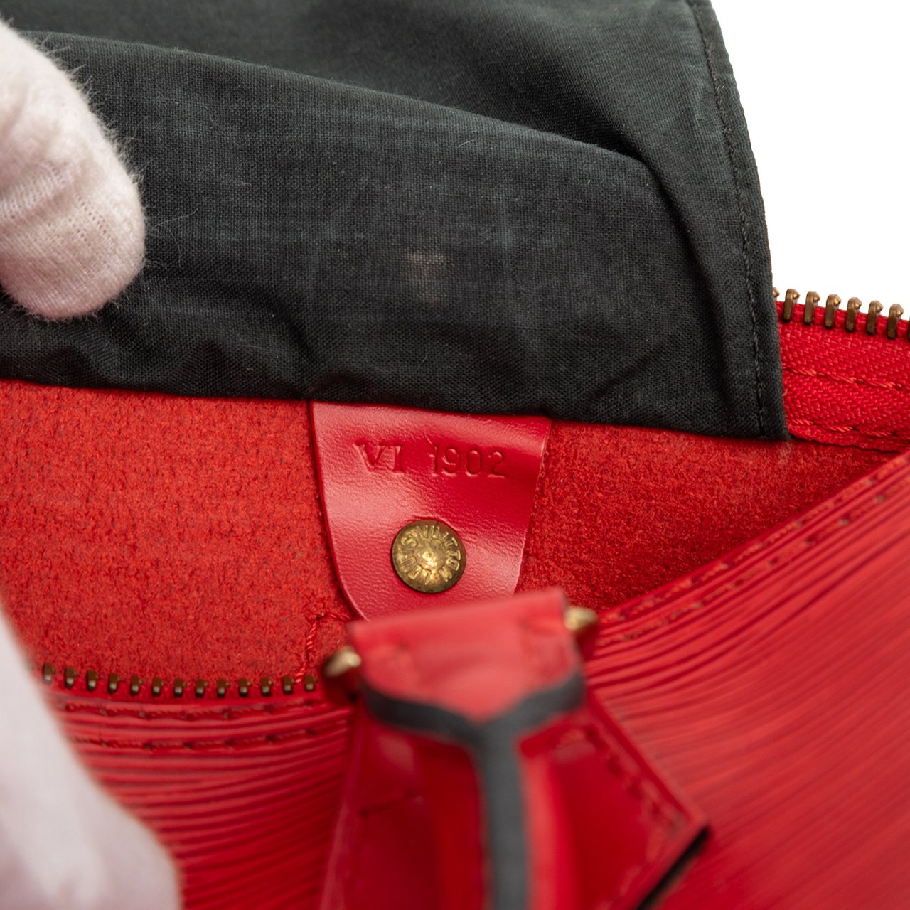 Louis Vuitton Epi Speedy 25 Rood