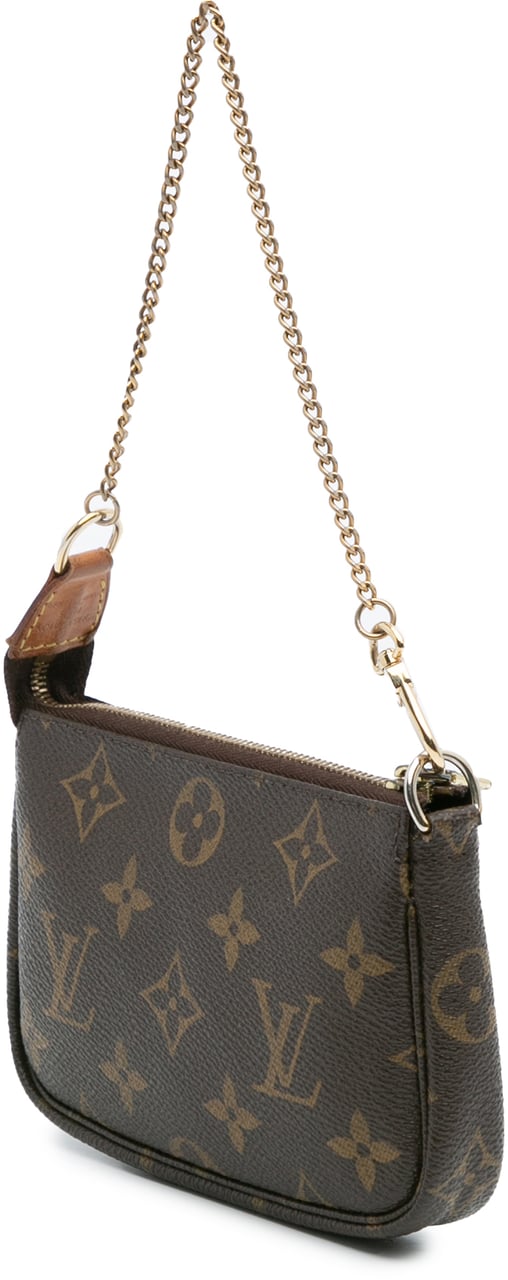 Louis Vuitton Monogram Mini Pochette Accessoires Bruin