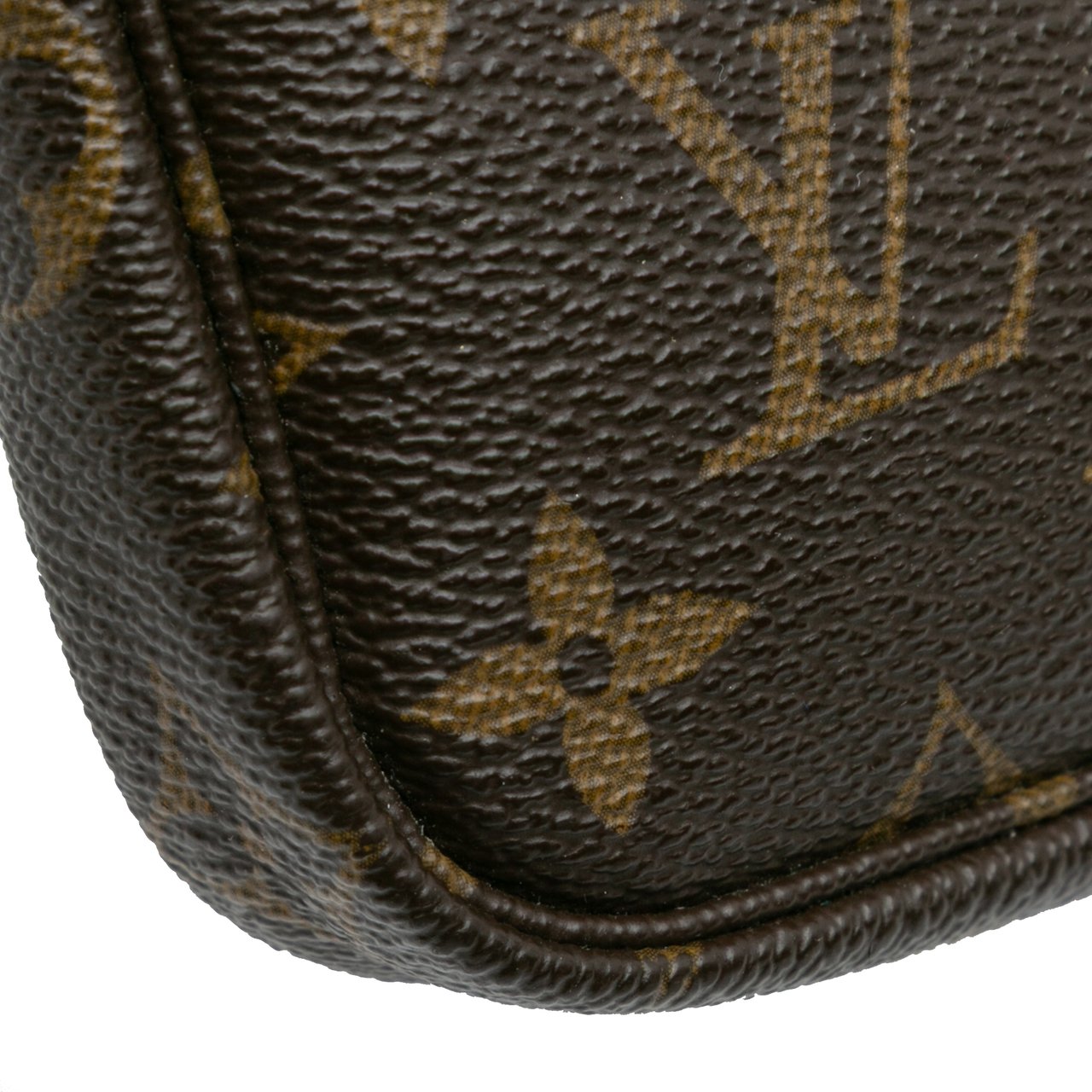 Louis Vuitton Monogram Mini Pochette Accessoires Bruin