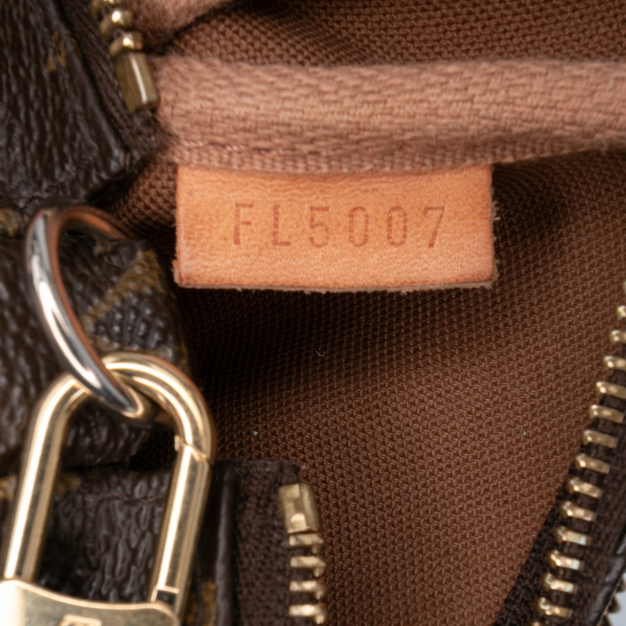 Louis Vuitton Monogram Mini Pochette Accessoires Bruin