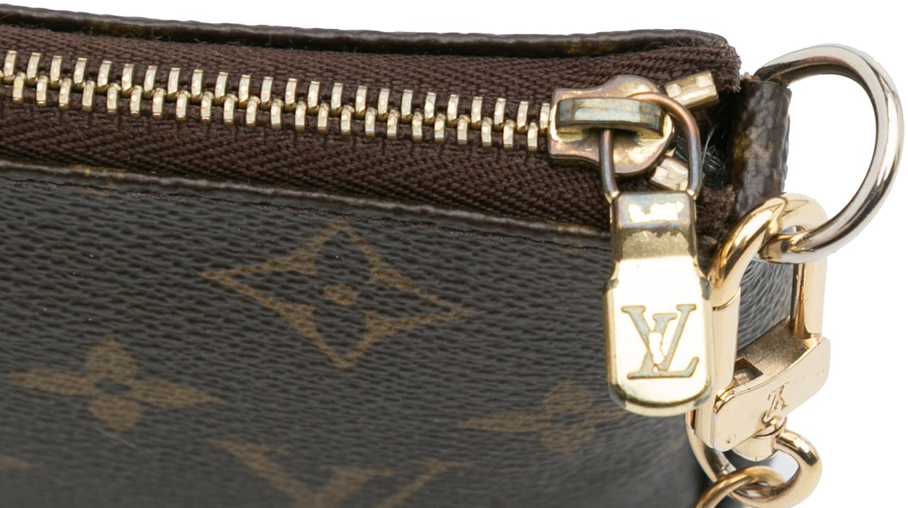 Louis Vuitton Monogram Mini Pochette Accessoires Bruin