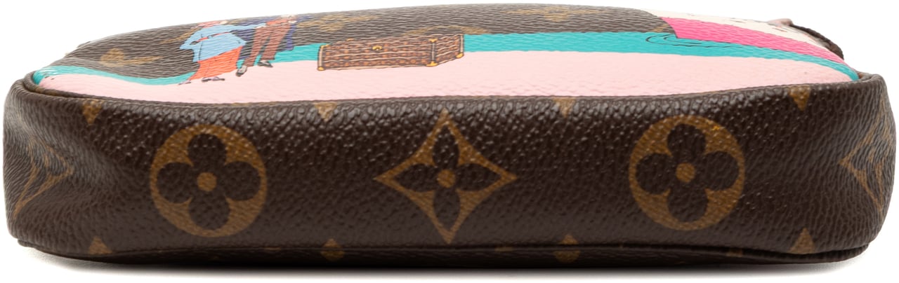 Louis Vuitton Monogram Transatlantic Mini Pochette Accessoires Bruin