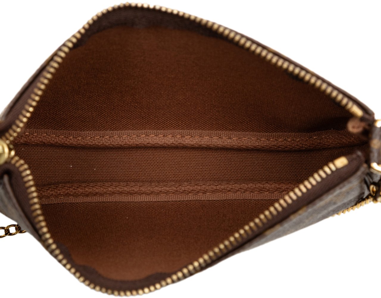 Louis Vuitton Monogram Transatlantic Mini Pochette Accessoires Bruin