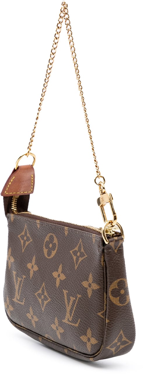 Louis Vuitton Monogram Mini Pochette Accessoires Bruin