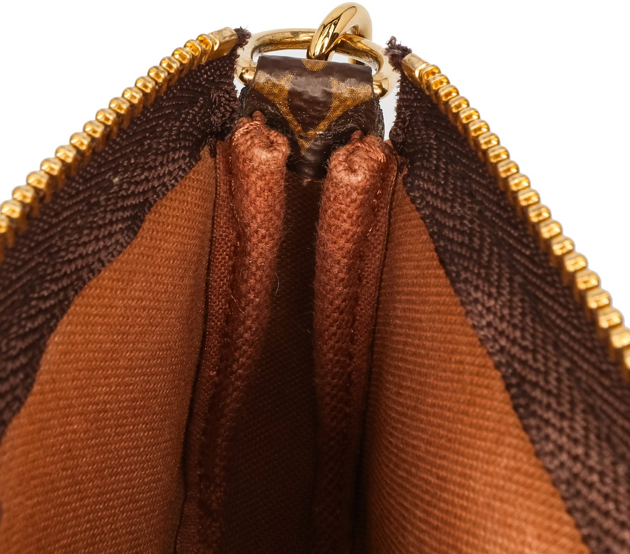 Louis Vuitton Monogram Mini Pochette Accessoires Bruin