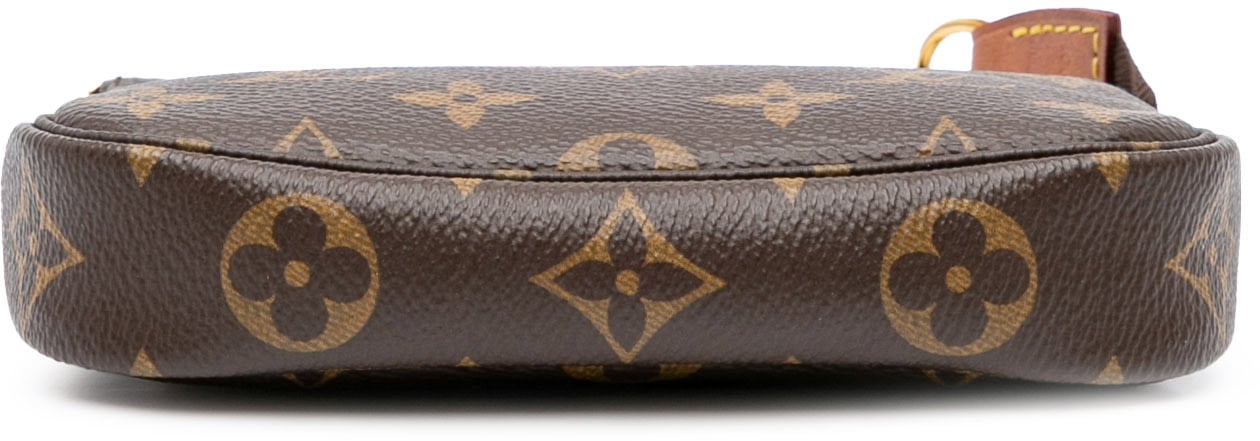 Louis Vuitton Monogram Mini Pochette Accessoires Bruin