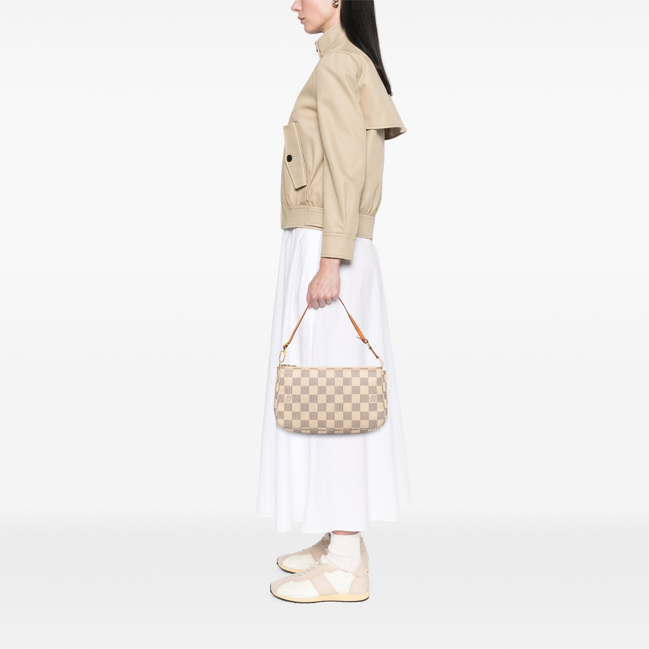 Louis Vuitton Damier Azur Pochette Accessoires Wit