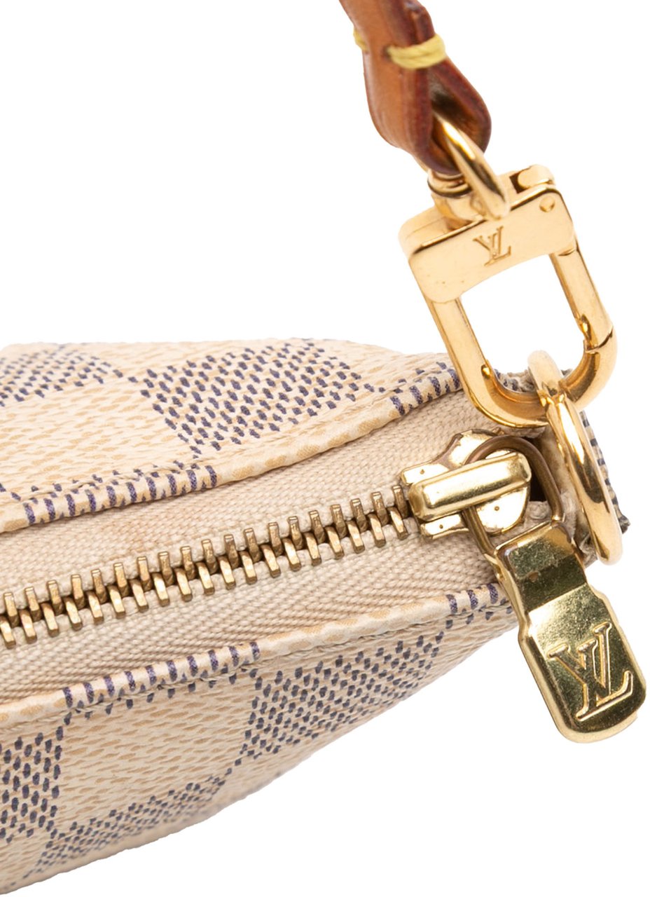 Louis Vuitton Damier Azur Pochette Accessoires Wit
