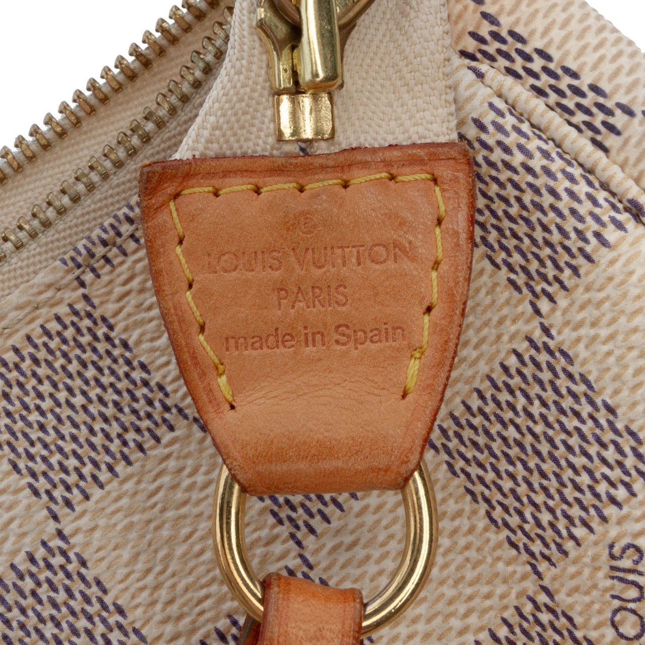 Louis Vuitton Damier Azur Pochette Accessoires Wit