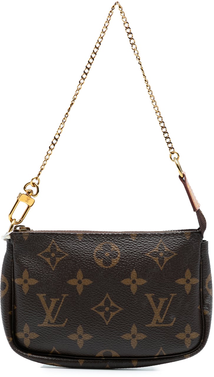 Louis Vuitton Monogram Mini Pochette Accessoires Bruin
