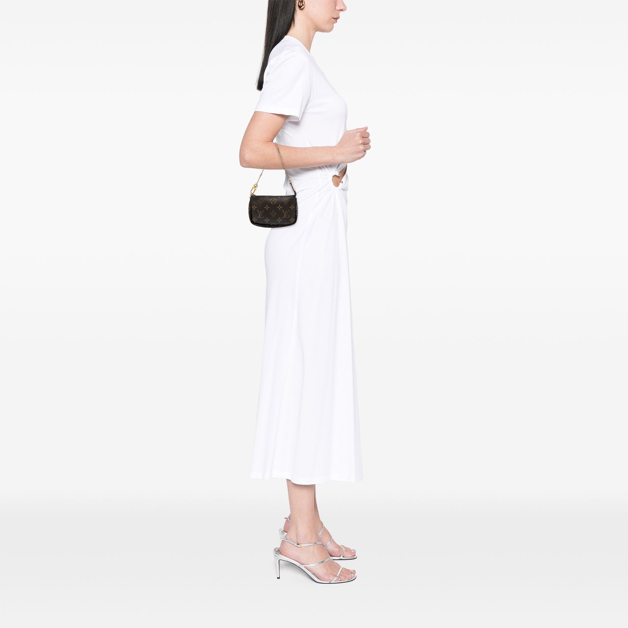 Louis Vuitton Monogram Mini Pochette Accessoires Bruin