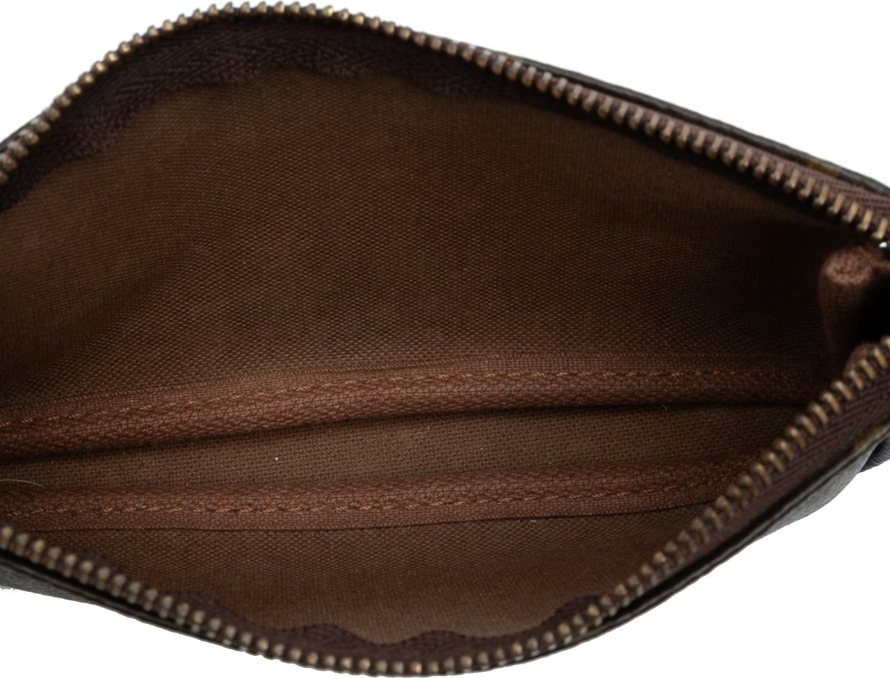 Louis Vuitton Monogram Mini Pochette Accessoires Bruin