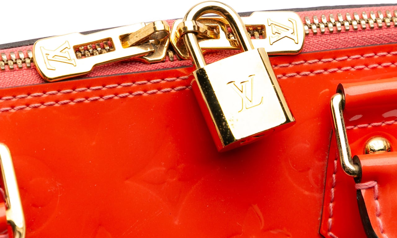 Louis Vuitton Monogram Vernis Alma PM Oranje