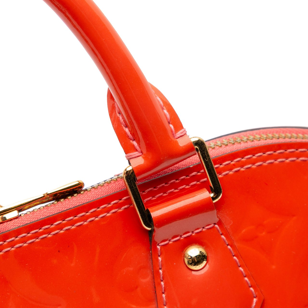 Louis Vuitton Monogram Vernis Alma PM Oranje