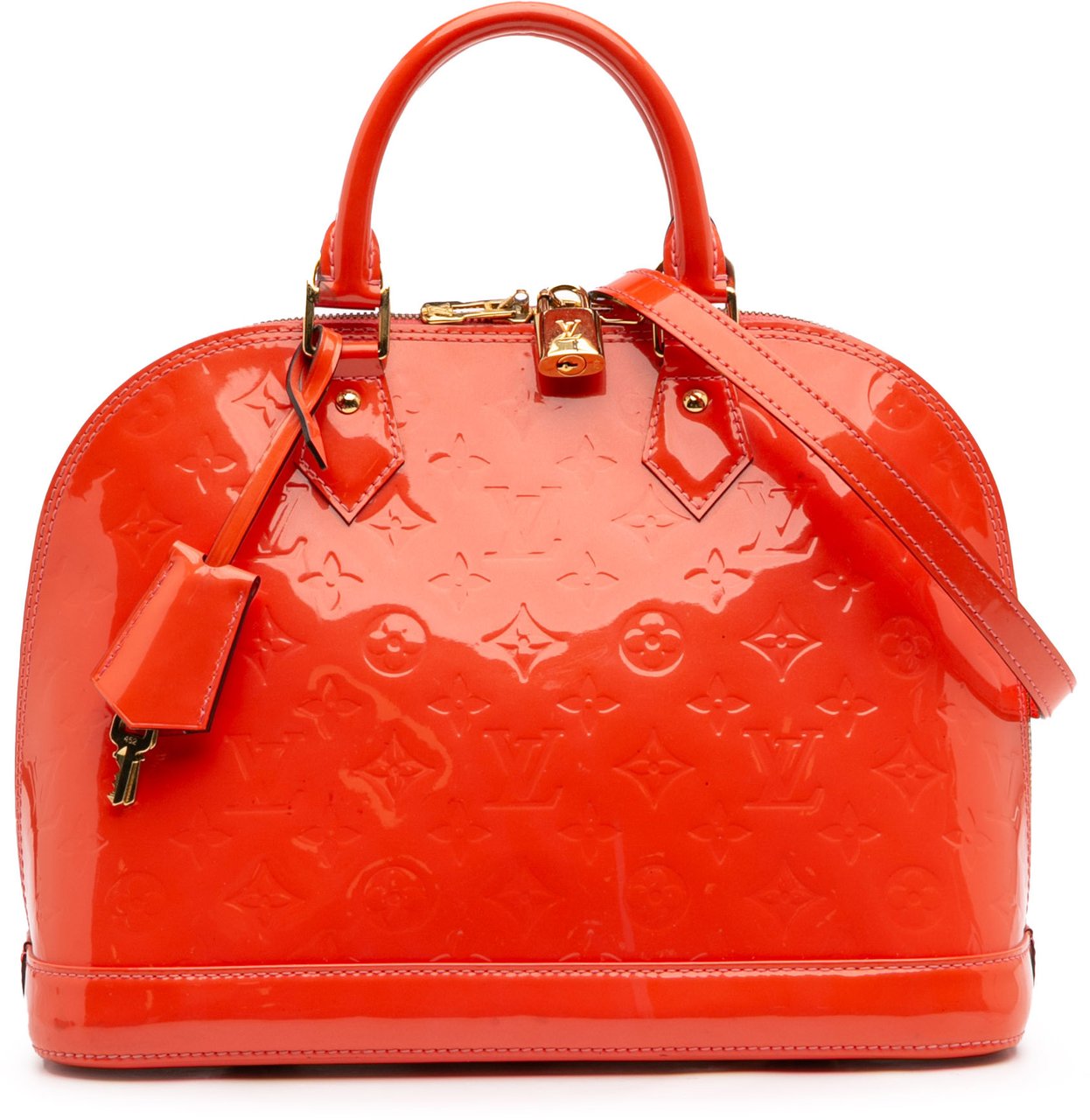 Louis Vuitton Monogram Vernis Alma PM Oranje