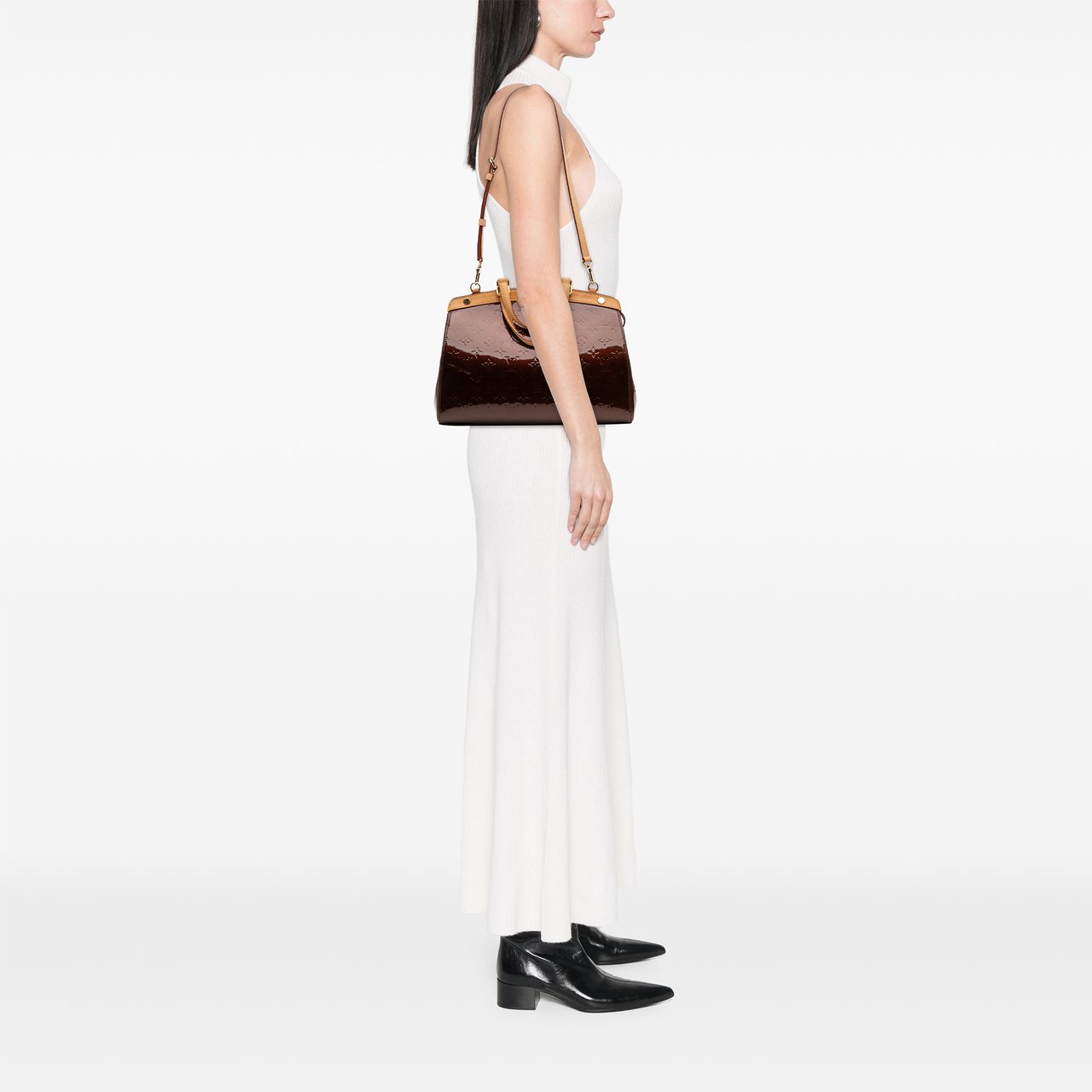 Louis Vuitton Monogram Vernis Brea MM Rood