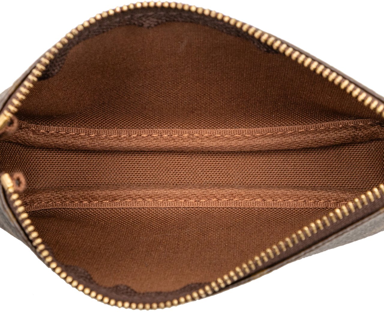 Louis Vuitton Monogram Mini Pochette Accessoires Bruin