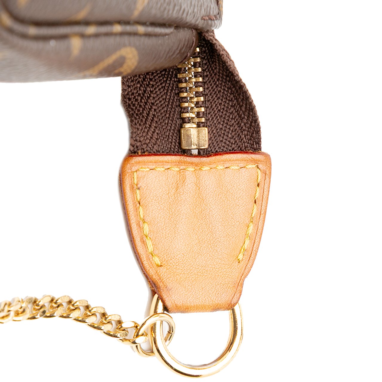 Louis Vuitton Monogram Mini Pochette Accessoires Bruin