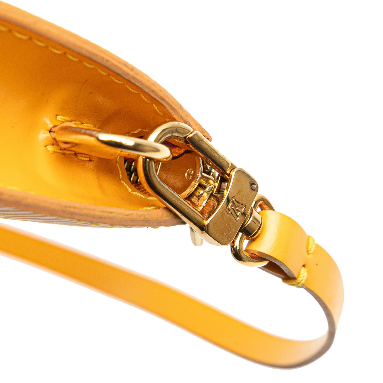 Louis Vuitton Epi Pochette Accessoires Geel