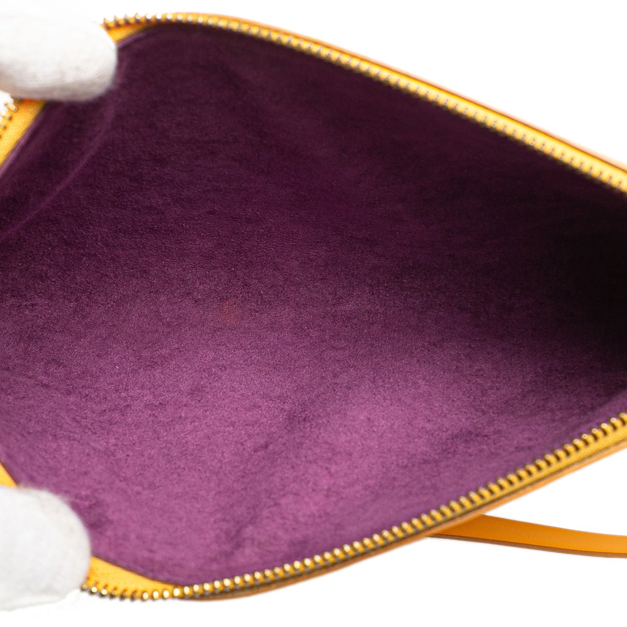 Louis Vuitton Epi Pochette Accessoires Geel
