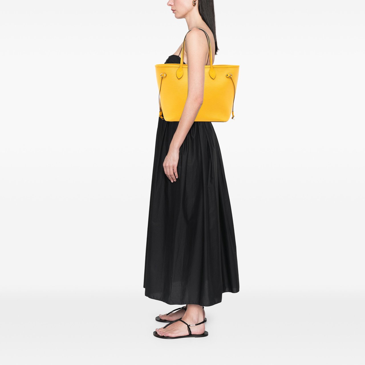 Louis Vuitton Epi Neverfull MM Geel