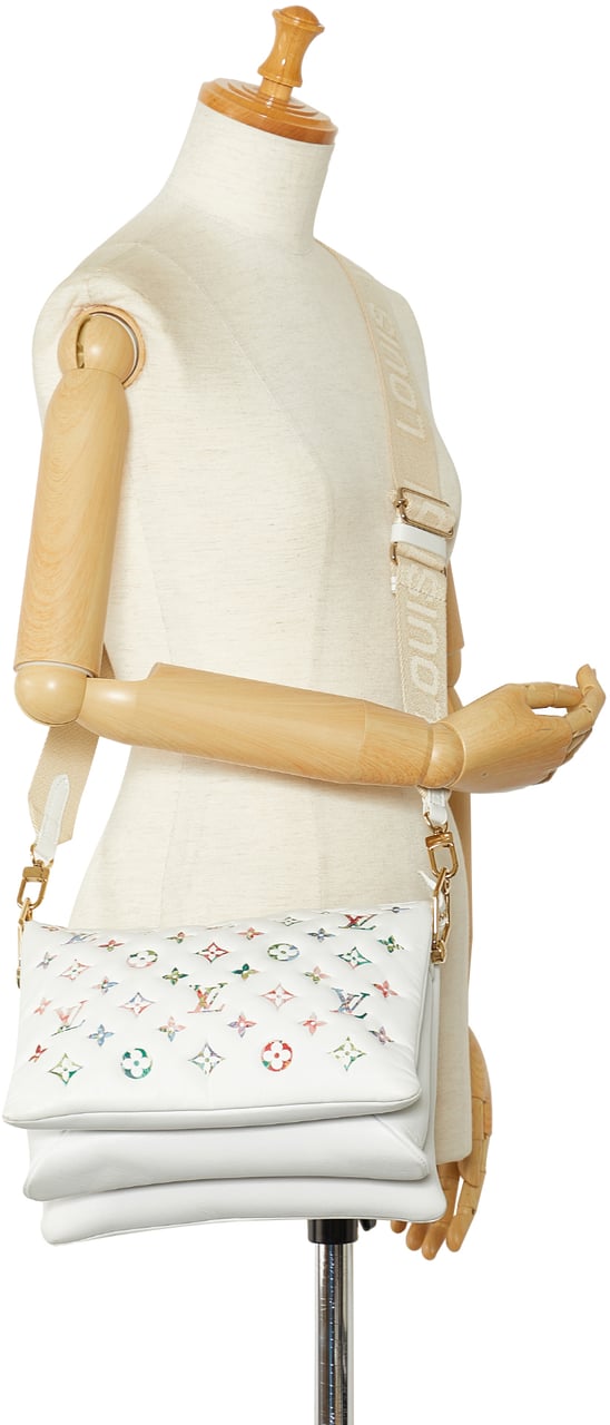 Louis Vuitton Monogram Garden Coussin PM Wit