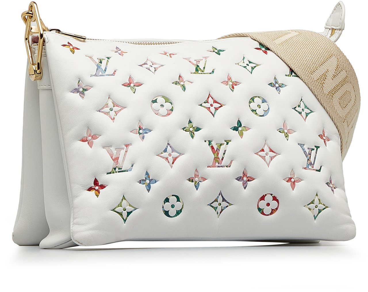 Louis Vuitton Monogram Garden Coussin PM Wit