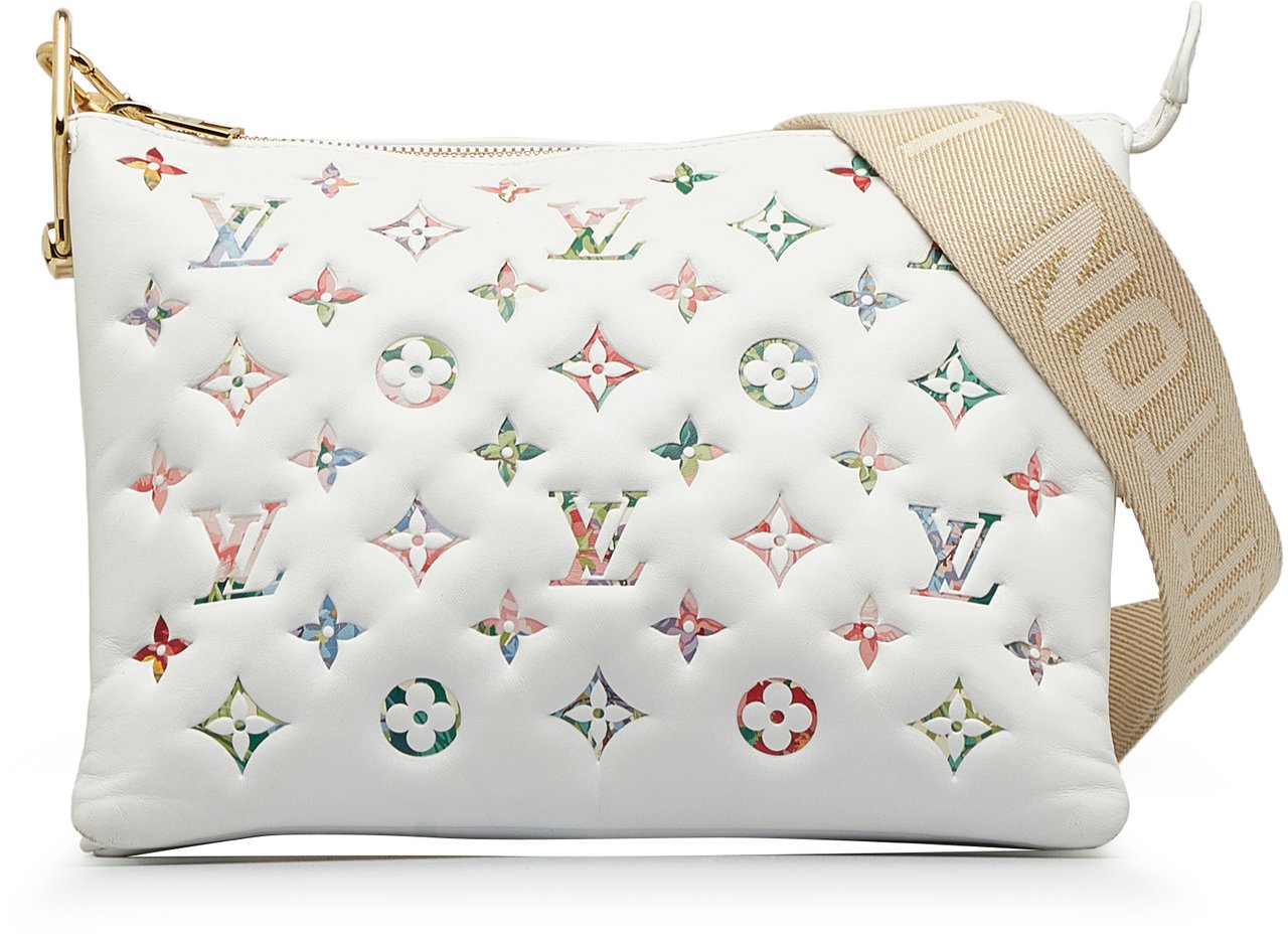 Louis Vuitton Monogram Garden Coussin PM Wit