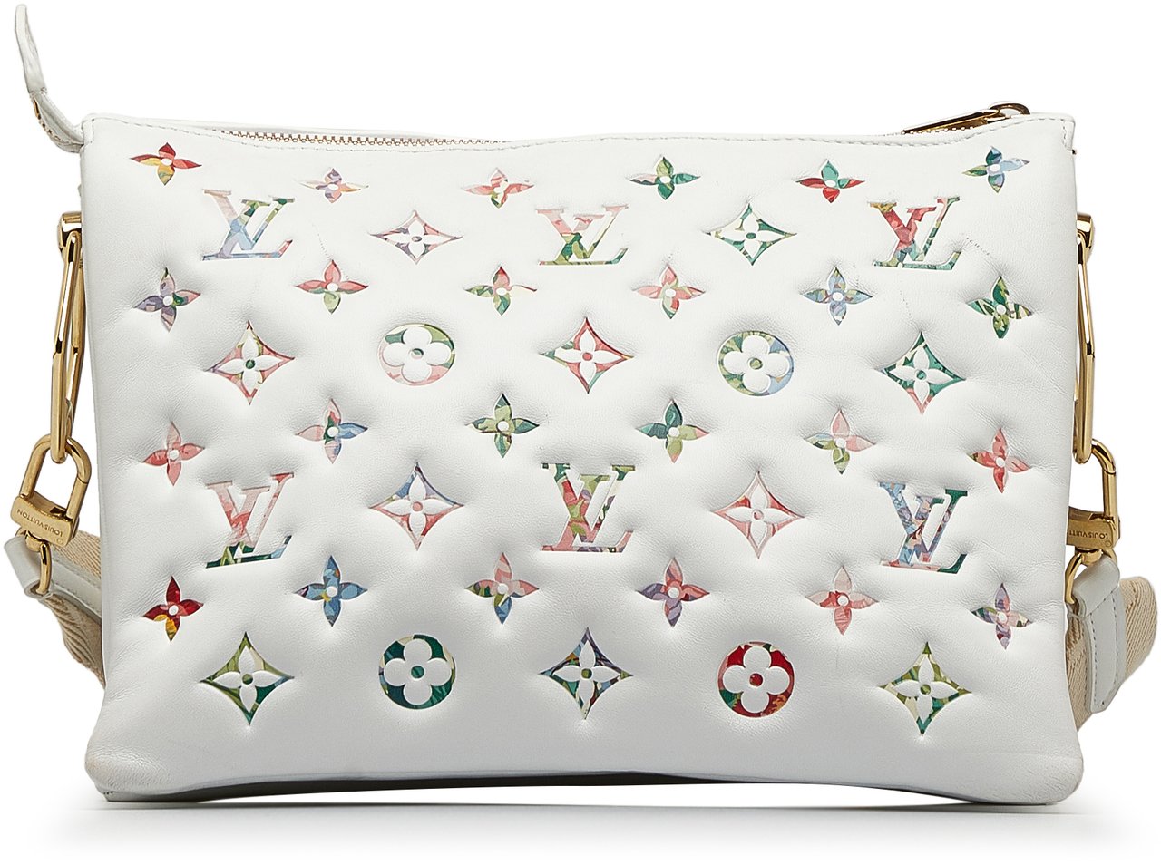 Louis Vuitton Monogram Garden Coussin PM Wit
