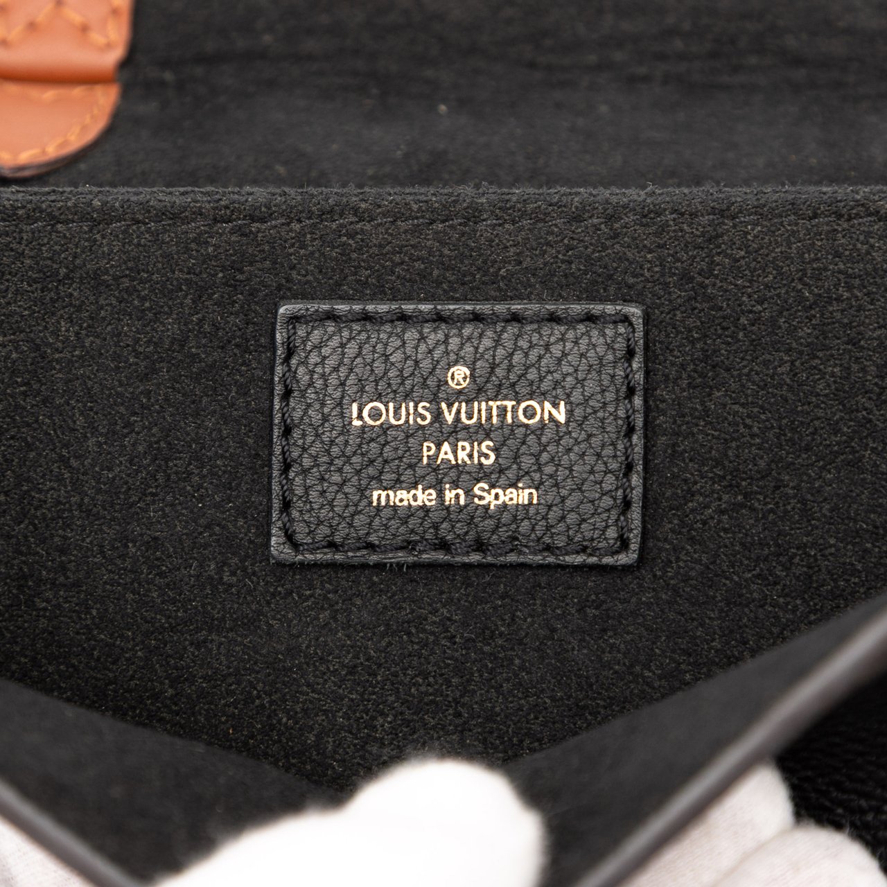 Louis Vuitton Damier Ebene Beaumarchais Bruin