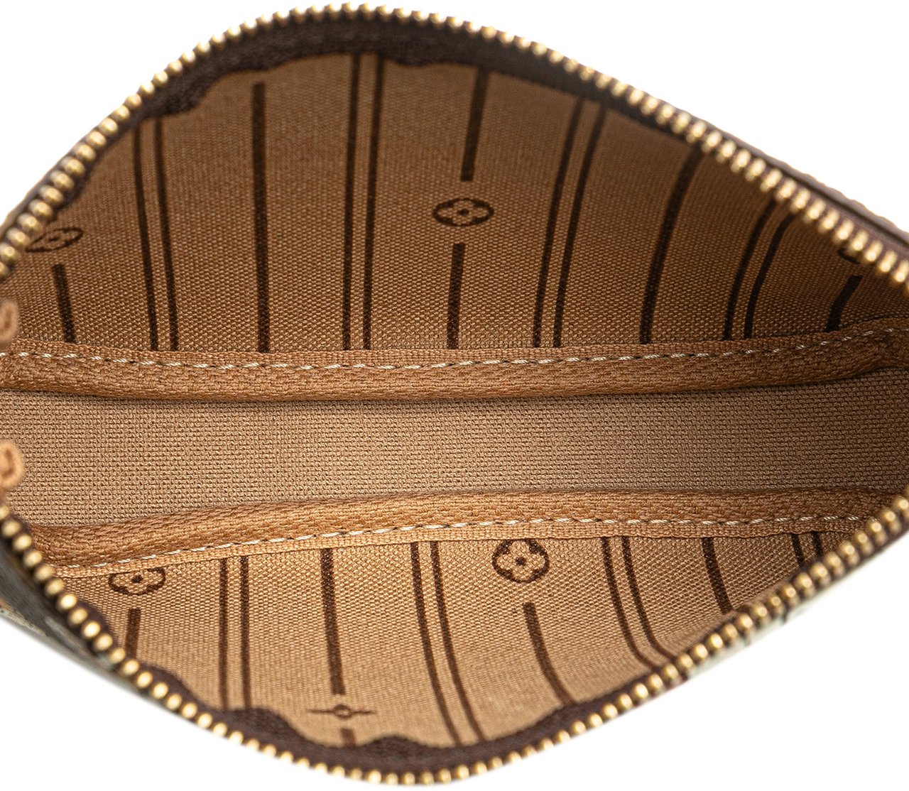 Louis Vuitton Monogram Patch Mini Pochette Accessoires Bruin