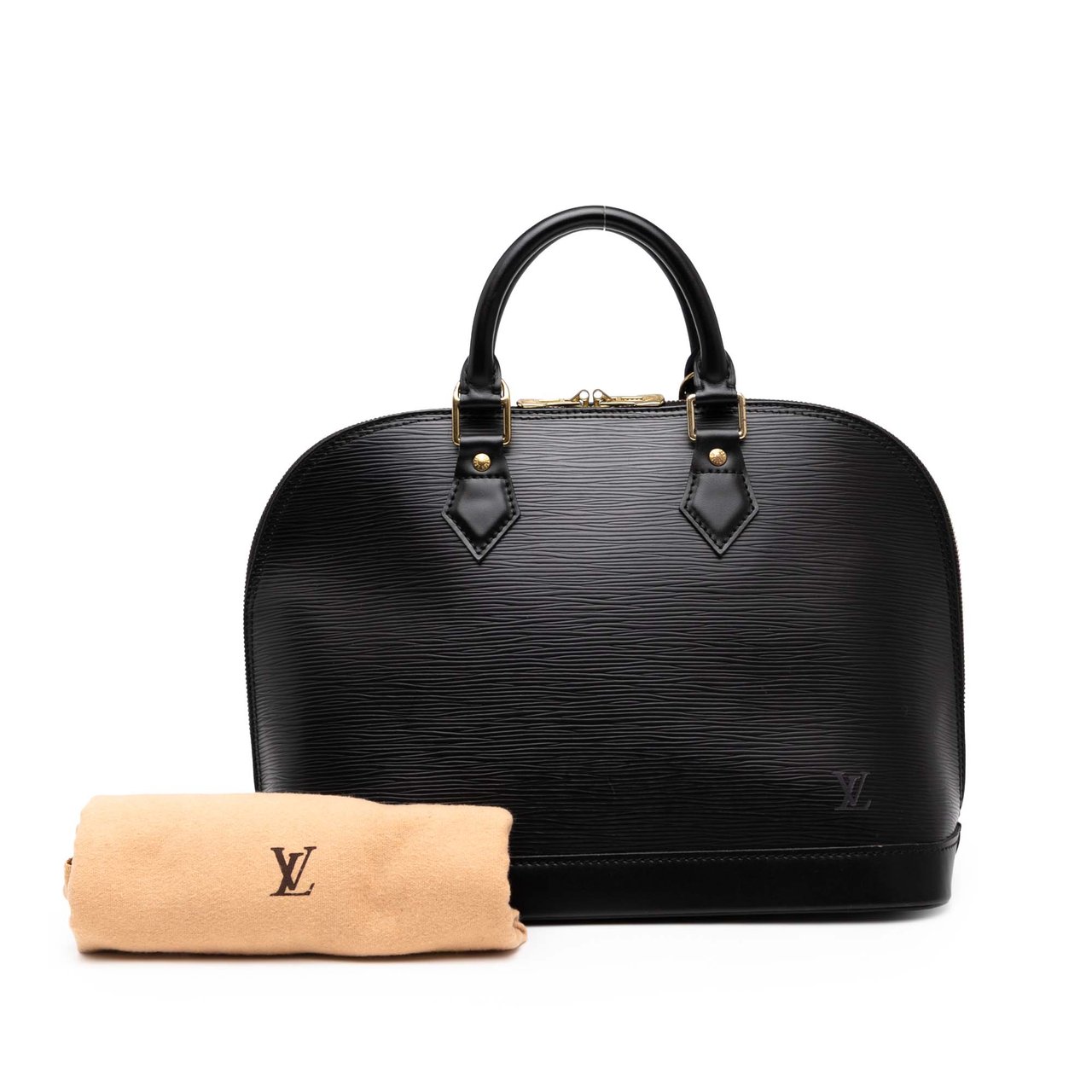 Louis Vuitton Epi Alma PM Zwart