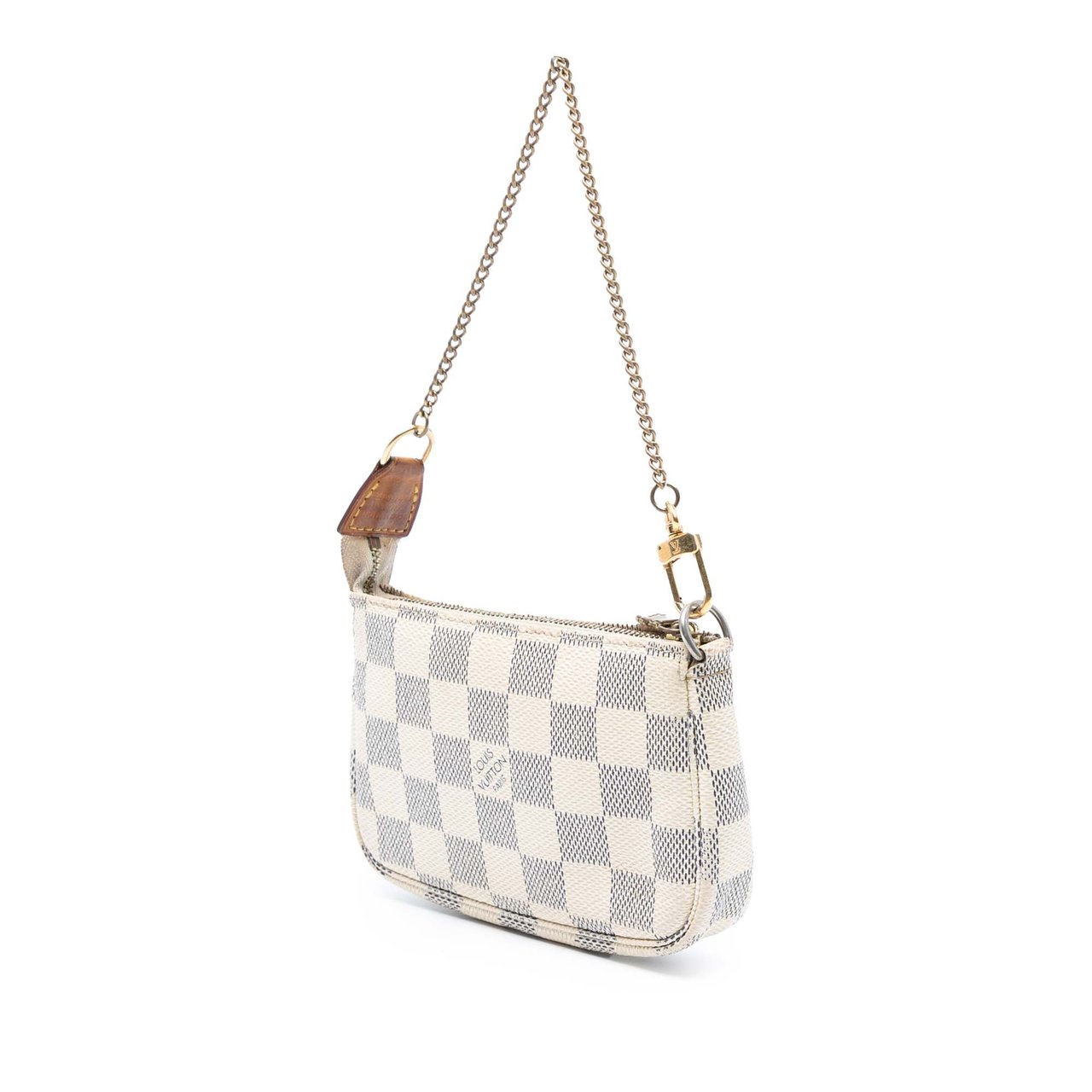 Louis Vuitton Damier Azur Mini Pochette Accessoires Wit