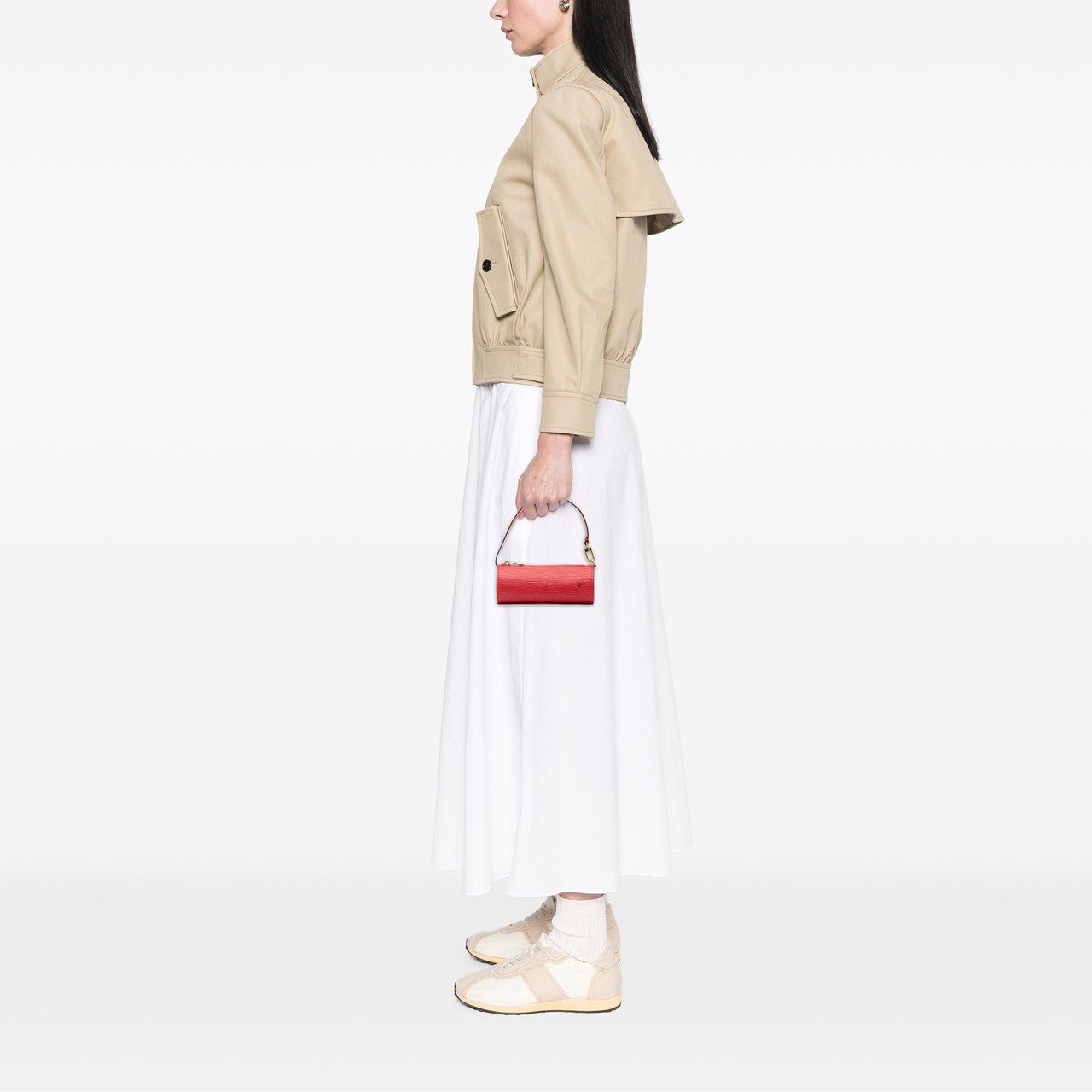 Louis Vuitton Epi Pochette Papillon Rood