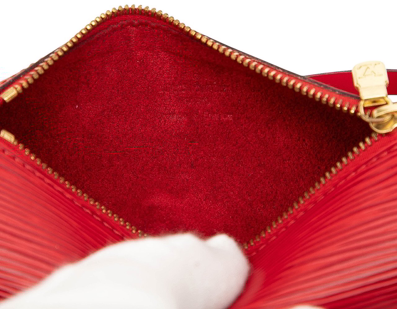 Louis Vuitton Epi Pochette Papillon Rood